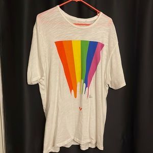 RAG & BONE UNISEX PRIDE HAND TEE LIMITED EDITION T-Shirt XL
